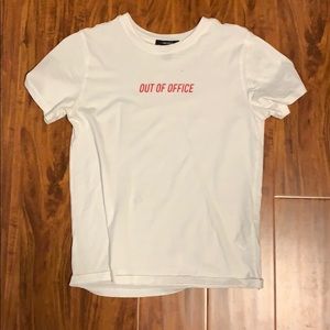 white graphic t shirt